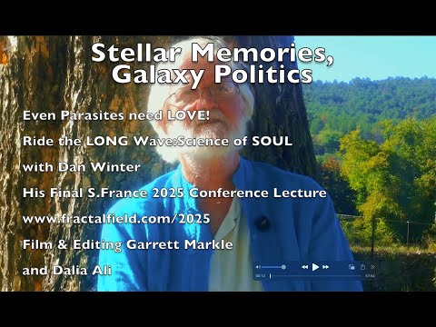 Stellar Memories,Galaxy Politics,LONG Wave SOUL Science, Dan Winter's final S.France Conf 2025 Talk