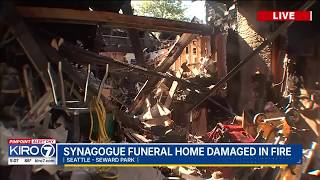 Fire damages Seattle synagogue funeral home