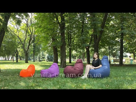 Кресло груша красное Оксфорд, Кресло мешок красное, Пуфик мешок кресло красный, Мешок кресло большое красное - фото 5 - id-p1493404800
