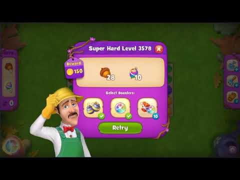 Gardenscapes Level 3578 - 3579 | MICRO GAMEPLAY HD