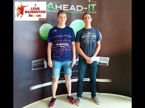 Final men's singles A: Stijn De Langhe vs Nathan Vervaeke