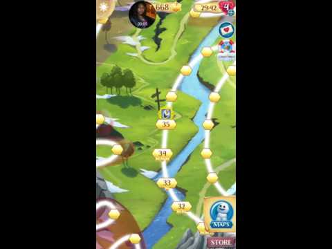 Frozen free fall live play walk thru tutorial halloween season level 35