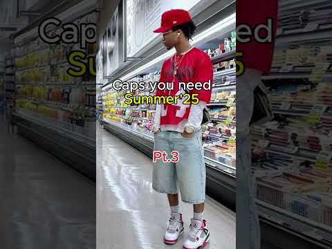 Caps you need for summer'25 🧢☀️#streetwear #caps