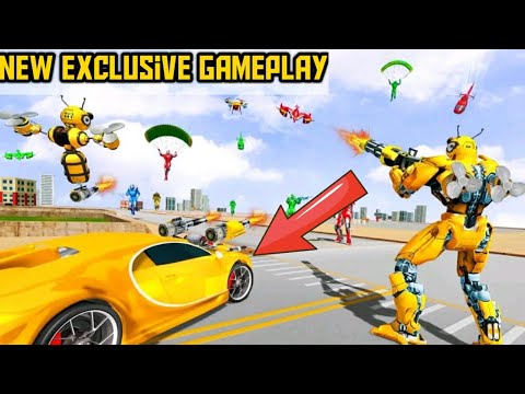 Bee Robot Transformation Game (Android Gameplay 2020)