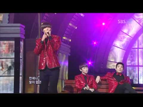 soyun, riji, hyorin, changmin, jinwoon, ki a man of yellow Chasse + Then he + ssamba the woman 101212 Inkigayo