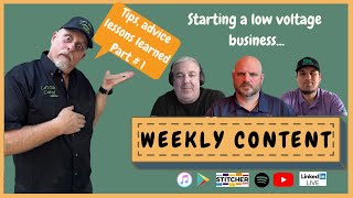 Starting a Low Voltage Business Part 1 | RCDD