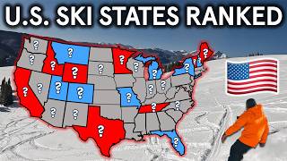 USA Ski States RANKED - Worst to Best
