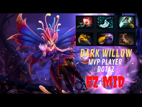 DARK WILLOW MID MVP PLAYER DOTA 2 !!! EZ MID KILL SF !!! Full Gameplay !!!