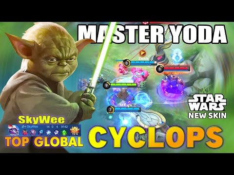 Cyclops Star Wars Skin Master Yoda Gameplay by SkyWee ~ MLBB