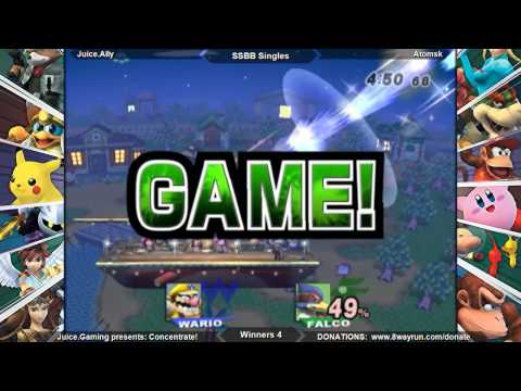 Concentrate #01 - SSBB Singles W4 - Juice.Ally VS Atomsk