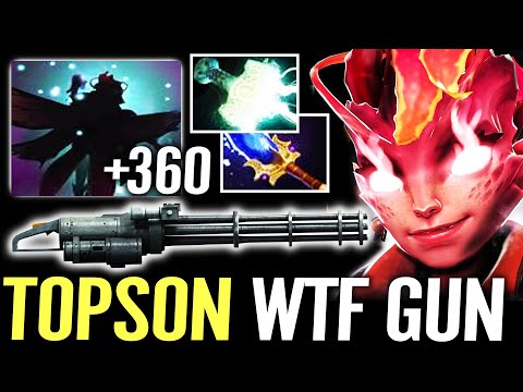 🔥 TOPSON NEW Machine Gun MID — Dark Willow Aghanim + Mjollnir GODLIKE Carry WTF Comeback Dota 2 Pro