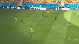 Yaya Toure dribbling vs Columbia