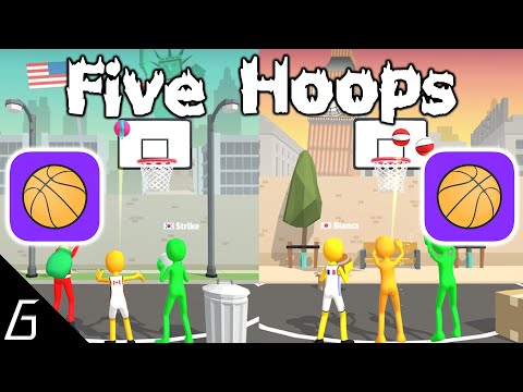 Five Hoops Gameplay - First Levels 1 - 20 (iOS - Android) - YouTube