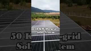 🔥50 KW On-grid Solar System #solar #cambodia #solarpanel