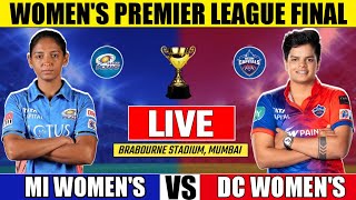 live womens premire lague mumbai indians vs delhi capitals wpl final | today live match #livescore