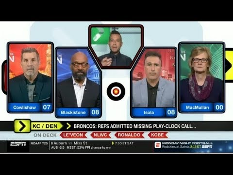 Around the Horn Today 10/2/2018 - Broncos: Refs Admitted Missing Play-Clock Call..