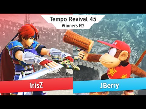 Tempo Revival 45 - IrisZ (Roy) Vs. JBerry (Diddy Kong) - WR2 - Smash Ultimate