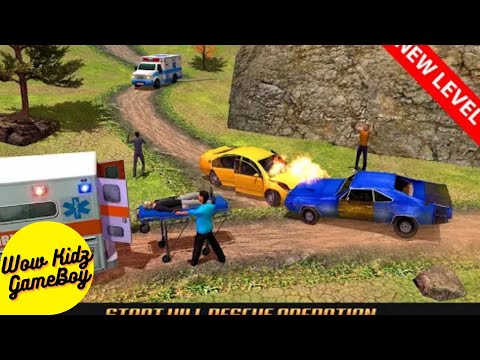 Ambulance Rescue Driving Simulator 2020 - Emergency Helicopter Mission - Android GamePlay