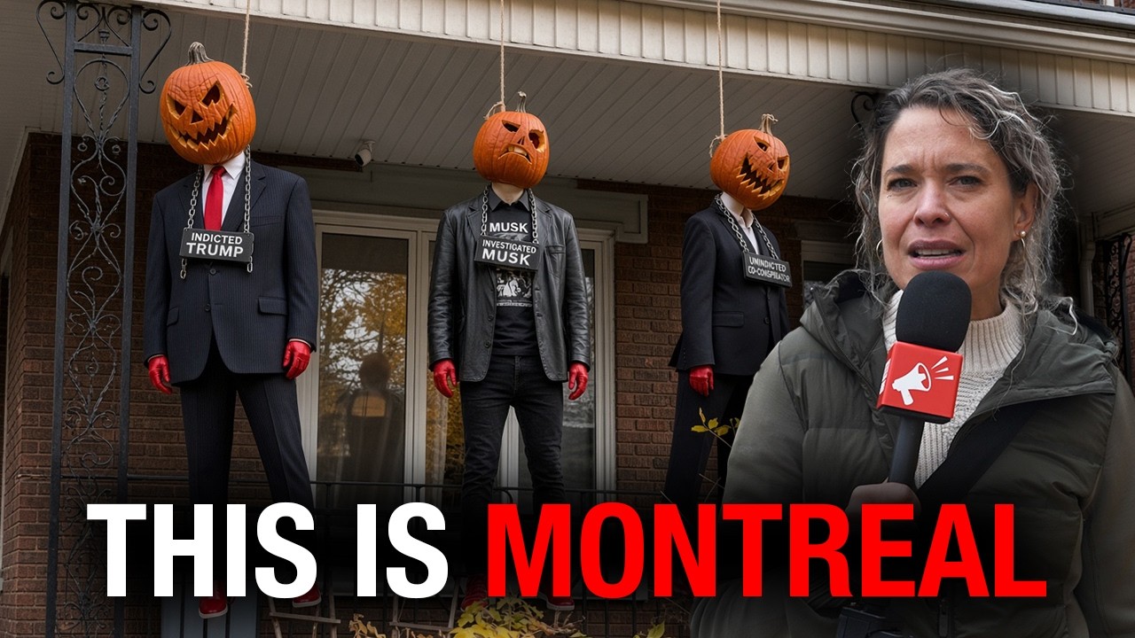 Trump, Musk, Netanyahu hanged in Montreal. Outrage?