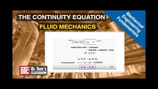 The Continuity Equation - Fluid Mechanics Fundamentals (Thermal & Fluid Systems)