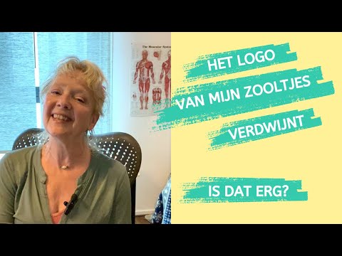 Het logo op mijn zooltjes verdwijnt. Is dat erg?