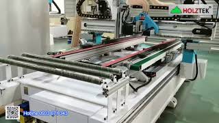 Máy ken cánh cửa 2 chiều tự động HOLZTEK