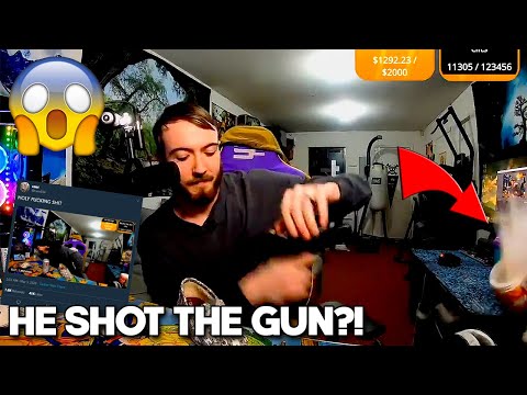 Drunk Streamer BANNED for Shooting GAMING SETUP LIVE!