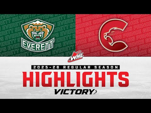 Everett Silvertips at Prince George Cougars 01/10 | WHL Highlights 2025-26
