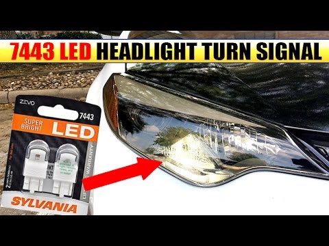 LED 7443 super bright Sylvania - Headlight turn Signal - Toyota Corolla