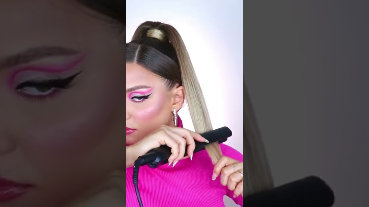 Rabo de cavalo com franja #shorts