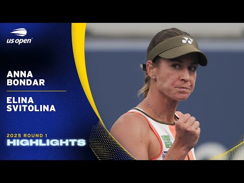 Anna Bondar vs. Elina Svitolina Extended Highlights | 2025 US Open Round 1