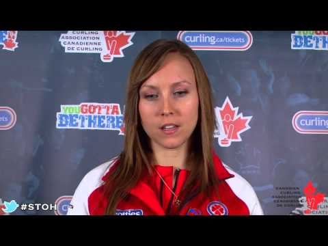 Media Scrum Draw 15 - 2014 Scotties Tournament of Hearts