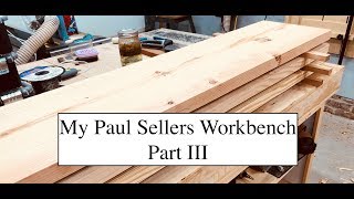 My Paul Sellers Workbench Part III: Shaping the Well and Skirt boards