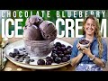Vegan Chocolate Blueberry Ice Cream That WON T Spike Your Blood Sugar