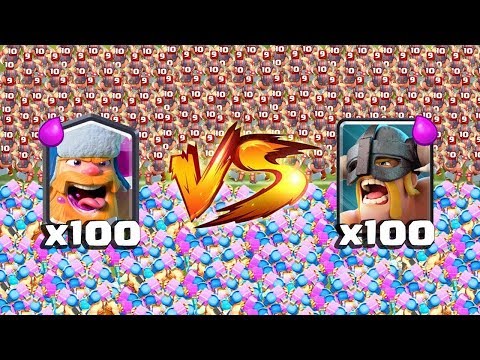 ДРОВОСЕК ПРОТИВ ЭЛИТНЫХ ВАРВАРОВ |100 на 100| CLASH ROYALE СУПЕР ЧЕЛЕНДЖ