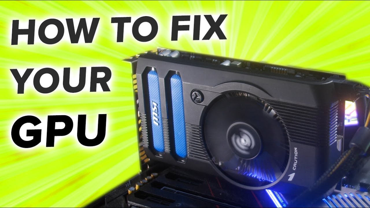 How To TRY and FIX a Graphics Card (COMPLETE Start to Finish)