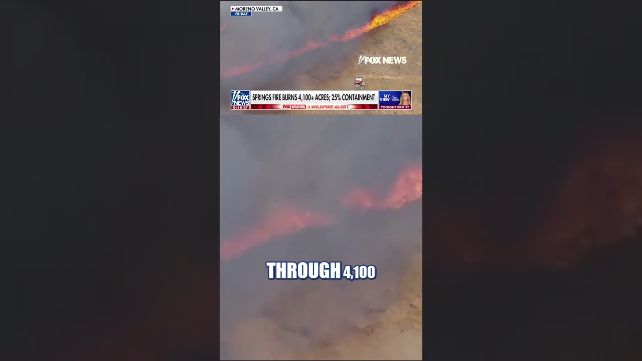 NEW: California wildfire triggers mandatory evacuations #foxnews #news #shorts #wildlife #weather