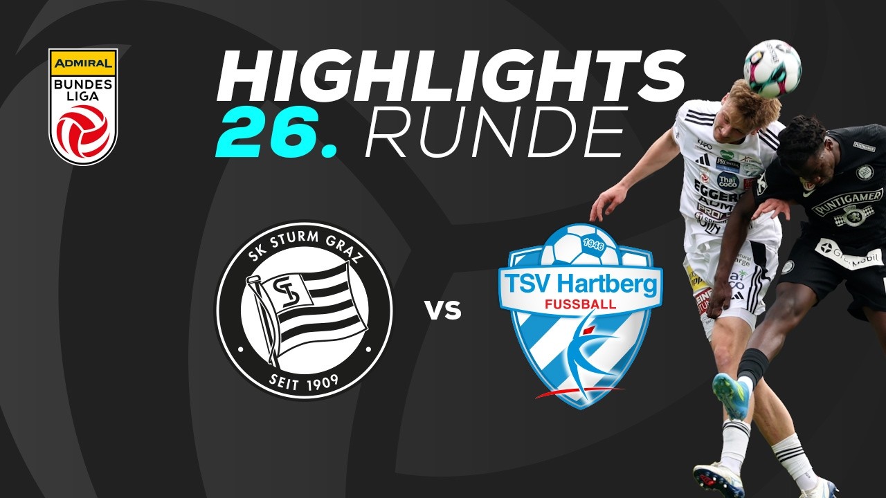SK Puntigamer Sturm Graz - TSV Egger Glas Hartberg, Matchday 26, ADMIRAL Bundesliga 2025/26