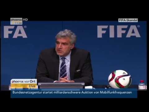 Festnahme von FIFA-Funktionären: PK mit Walter De Gregorio am 27.05.2015