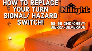 HOW TO REPLACE YOUR TURN SIGNAL SWITCH ! 1995-1998 C/K