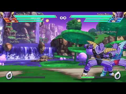 DBFZ Ginyu 100% TOD less than half meter start no sparking 2 assists