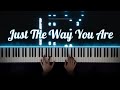 Bruno Mars - Just The Way You Are | Piano Cover with Strings (with Lyrics & PIANO SHEET)