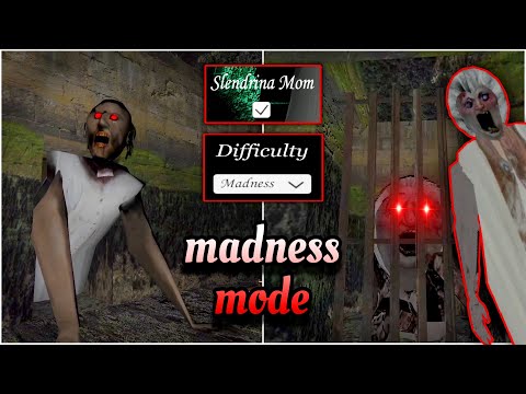 Granny PC v1.8 - Madness mode with Slendrina mom & Full Gameplay