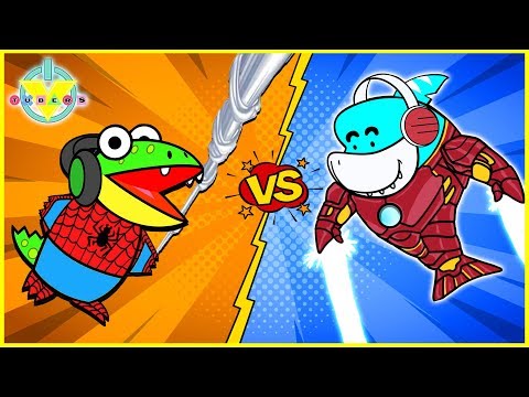 Roblox Superhero Tycoon Let's Play with VTubers IRON Gil Vs. SPIDER Gus