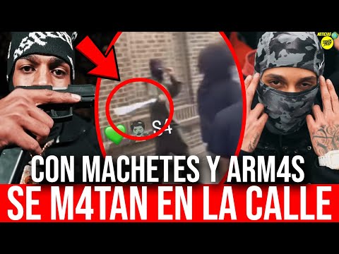 THEY KILL THEMSELVES IN THE STREET: MACHETES AND GUNS! BLACKY DRIPPY VS. LAJA! THREATS BLACKINNY