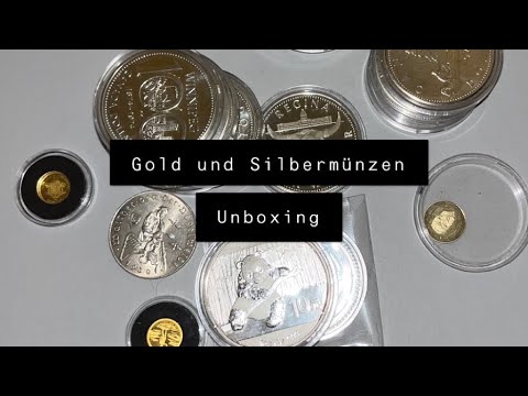 Gold und Silbermünzen Unboxing April2022