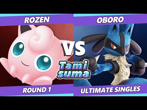 TAMISUMA 204 SSBU - Rozen (Jigglypuff) Vs. oBoRo (Lucario) Smash Ultimate Round 1
