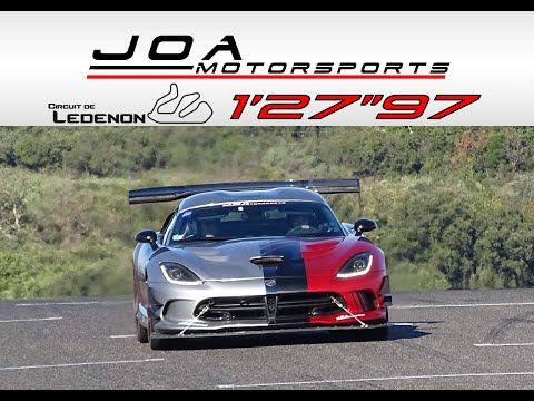 VIPER ACR Hotlap 1'27"97 Ledenon Trackday 06.11.2021