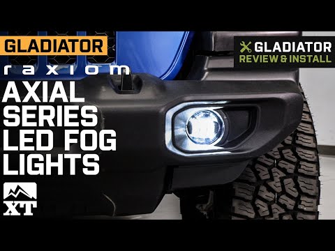 Jeep Gladiator JT Raxiom Axial Series LED Fog Lights Review & Install