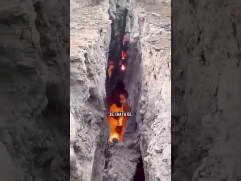 Insólito: Un extraño fenómeno con fuego subterráneo en el estado Táchira
